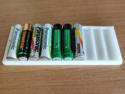 MODULAR AAA BATTERY ORGANIZER