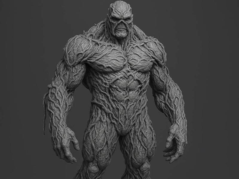 Swamp Thing Comic Statue