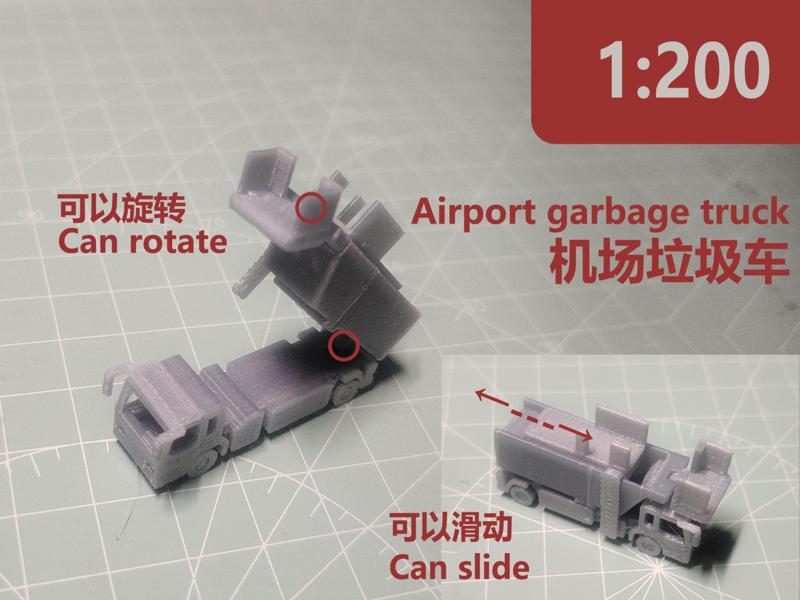 1:200 Airport Garbage Truck