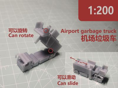 1:200 Airport Garbage Truck