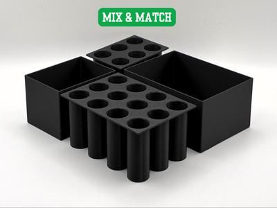 Inlay / pen holders for Desk Truck by mrtk1970