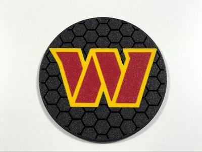 Washington Commanders Hex Coaster