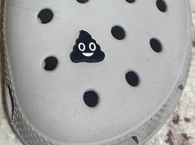 Poop emoji jibbitz croc charm