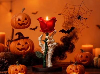 Kiss of the Netherworld: Scarlet Rose Candlestick (no AMS)