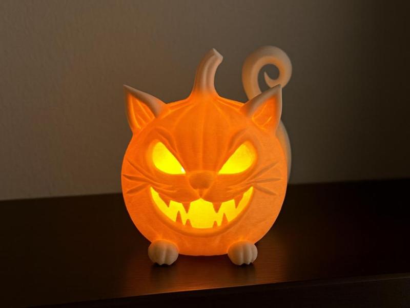 Halloween Cat Pumpkin