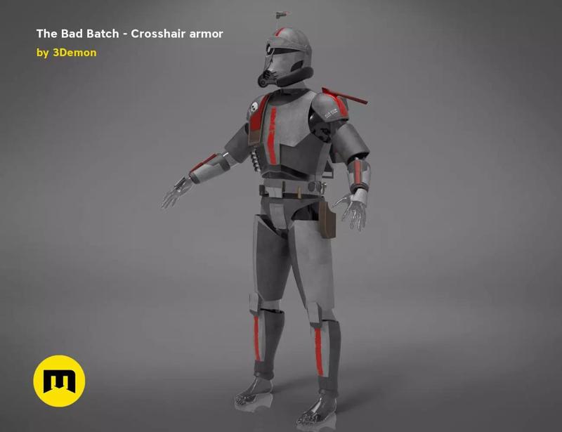 The Bad Batch Crosshair armor