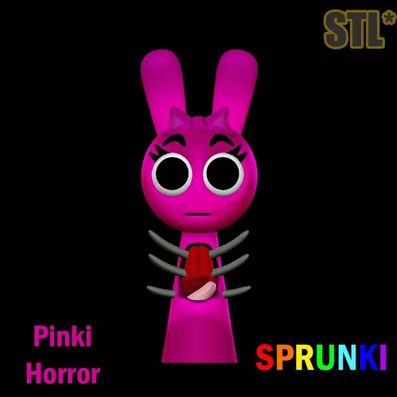 Sprunki Incredibox Redy Horror Sprunki STL 3D Character