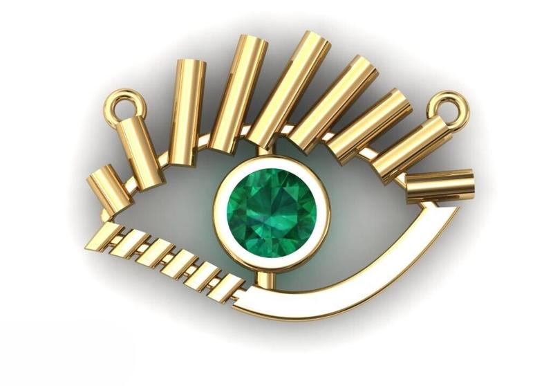 Eye pendant or necklace