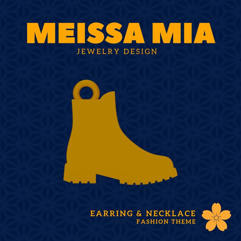 Strut in Style – 3D Print File for Shoes Earrings & Necklace - Shoes Earring - sneaker Necklace - Girl's Footware Fashion