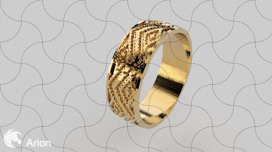 Fine Jewelry, Textured Ring Trama1
