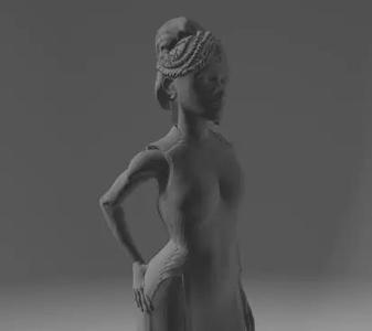 Mel Arcane 3D print ready statue