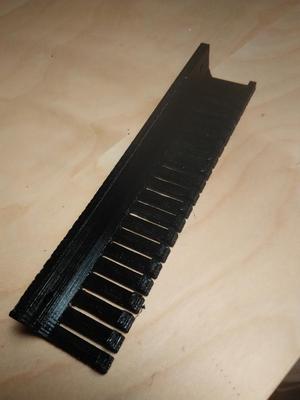 Dupont cable holder with mounting holes