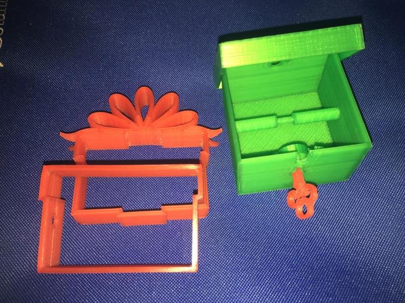 Pandora charm holder bottom for Locking Present Ornament