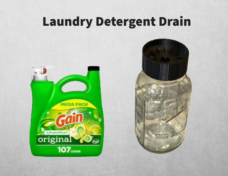 Detergent measuring cup drain, Liquid Laundry Detergent, Drain, Recycle, Tide, All Detergent, Arm & Hammer, Gain, Organization, Laundry