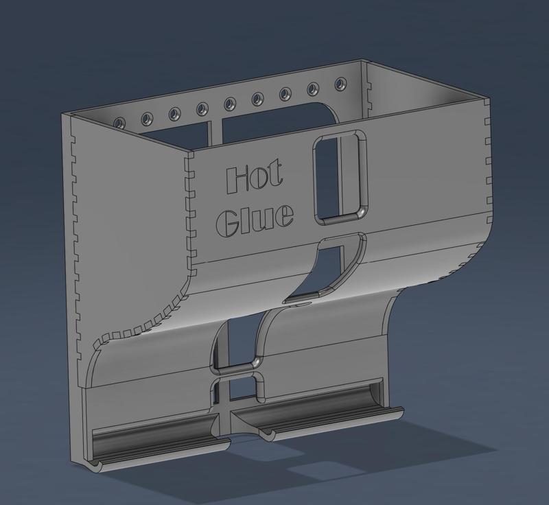Long Hot Glue Stick Dispenser