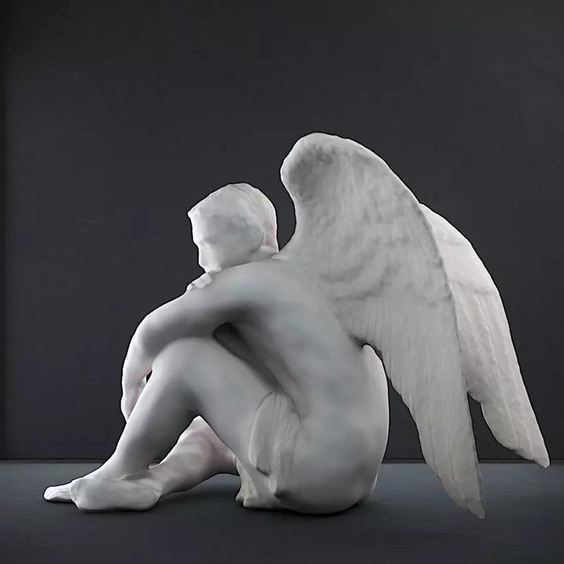 Male Angel sculpture