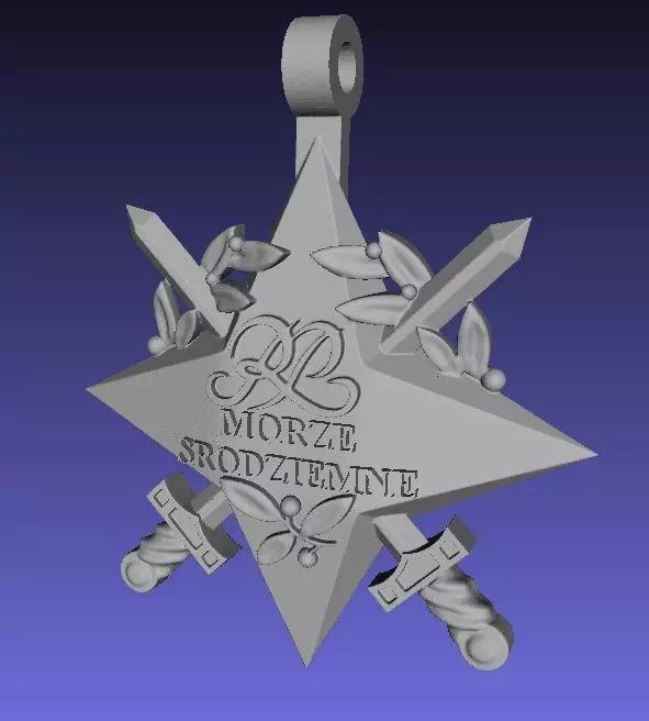 Official mediterranean sea polish star decoration