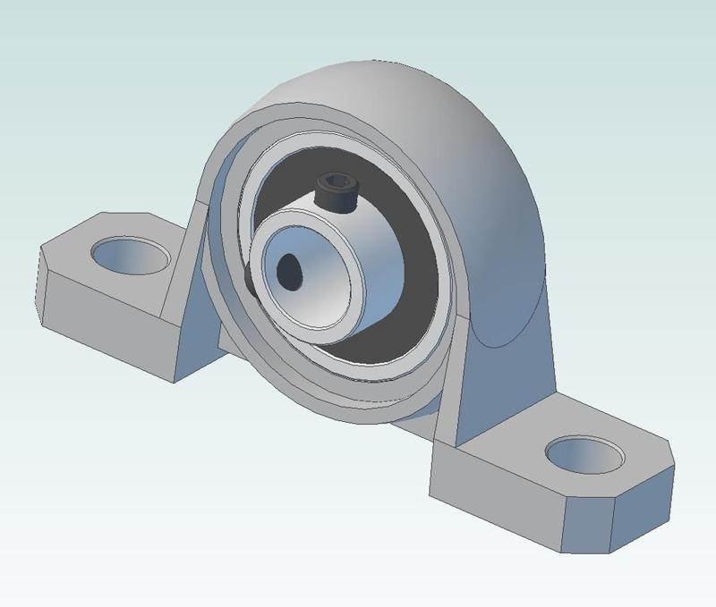 KP000 Pillow Block Bearing for 10mm Shaft