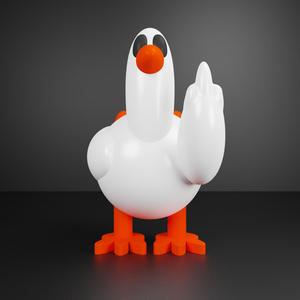 The Bird giving the bird!