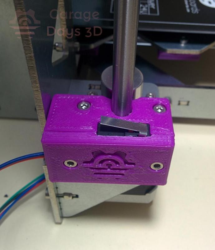 Z Endstop holder for P3Steel - Soporte para final de carrera Z de P3steel