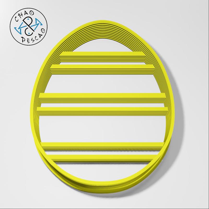 Easter Egg - Cookie Cutter - Fondant