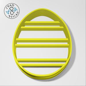 Easter Egg - Cookie Cutter - Fondant