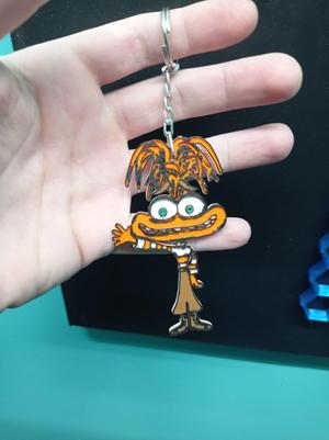 Anxiety Key Ring