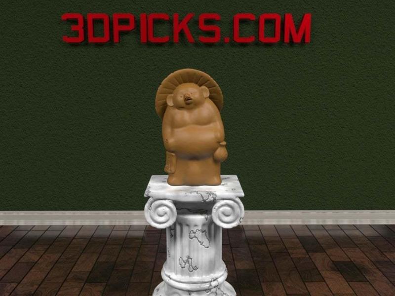 Raccoon Statue - Animal Crossing.