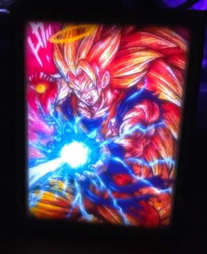 ⚡🔥 Premium lithophany "Goku SSJ3: Legendary Power" 🔥⚡