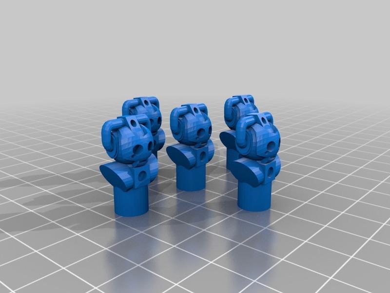 Dr. Who 9 Man Morris Game Pieces Daleks Versus Cybermen