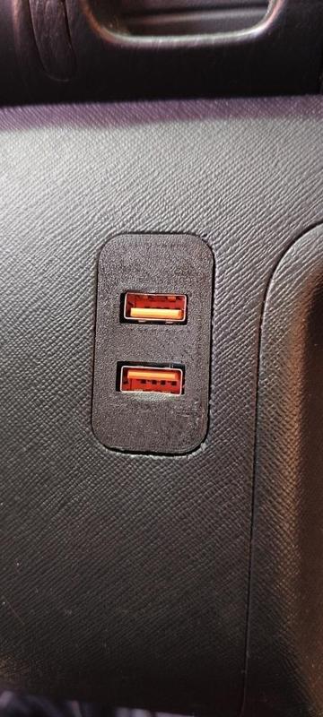 Honda Crv 2nd gen dual usb charger + voltmeter dashboard accesory plate