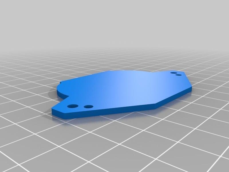 1970s Volkswagen Clock Gauge Blank Plate