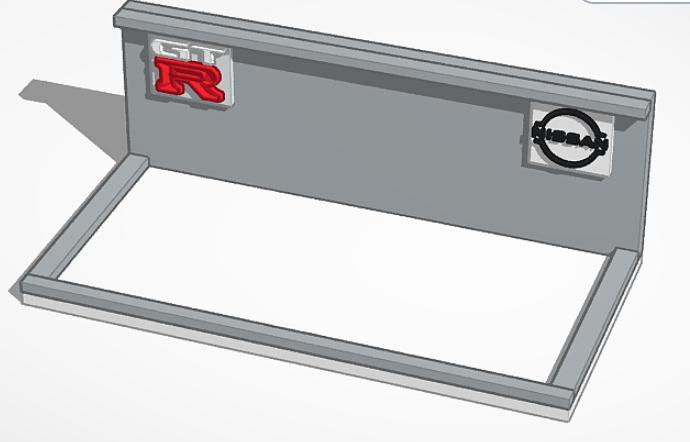 Hotwheels Nissan GTR Dual Size Display 1:64