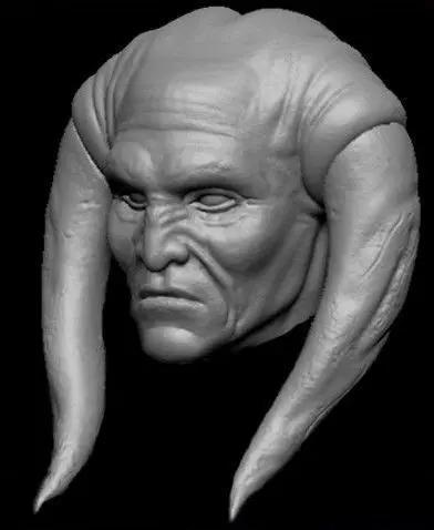 Saesee-Tiin Head Sculpt - Star Wars  - Custom Action Figure
