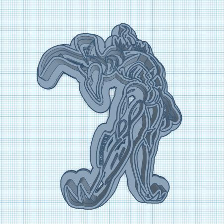 Pokemon: Gigantamax Grimmsnarl Cookie Cutter