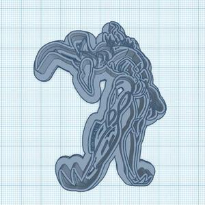 Pokemon: Gigantamax Grimmsnarl Cookie Cutter