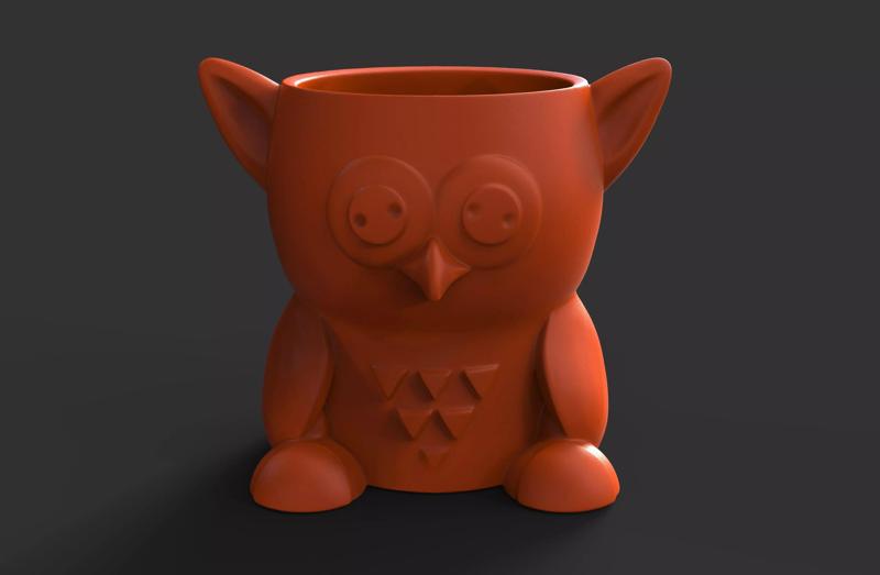 Pencil holder animal cute