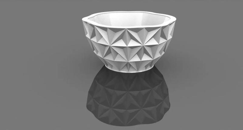 3dprintable Parametric Ceramic Bowl