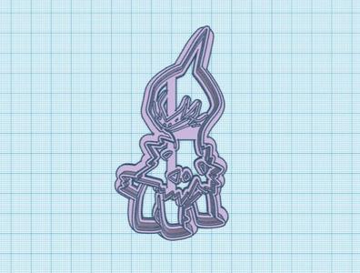 Pokemon: Deino Cookie Cutter