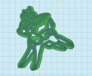 Pokemon: Deerling Cookie Cutter