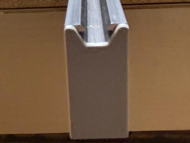 20x40 Aluminum Extrusion End Cap with Notch