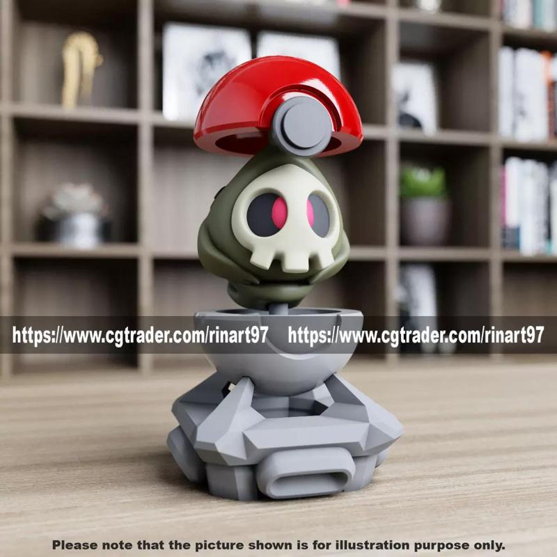 Duskull in the Pokeball from pokemon
