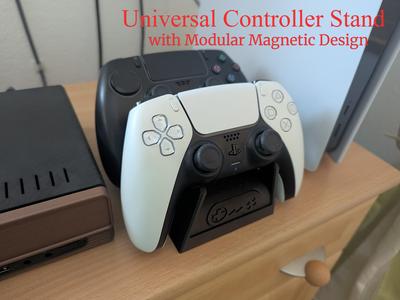 Modular Universal Controller Stand with Magnets