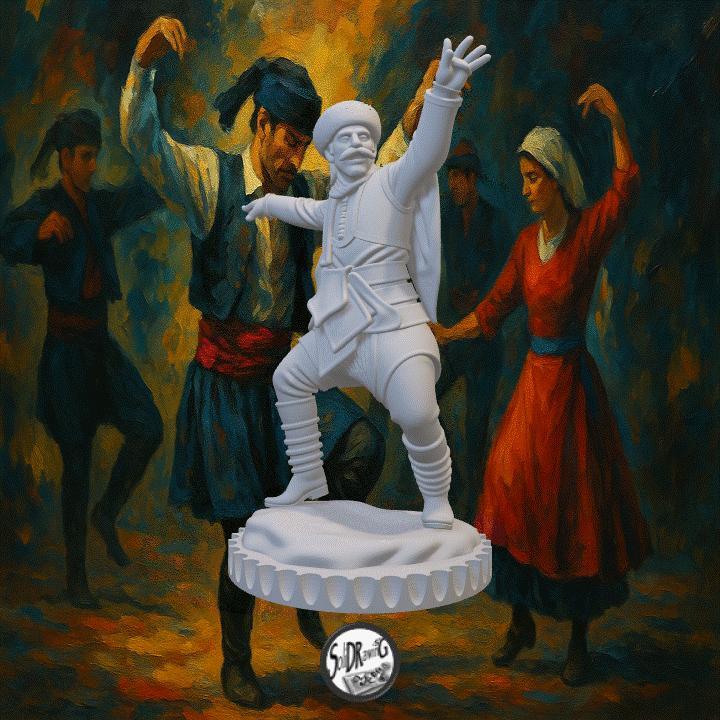 Zeybek Folk Dancer - SoliDRawinGs SG021