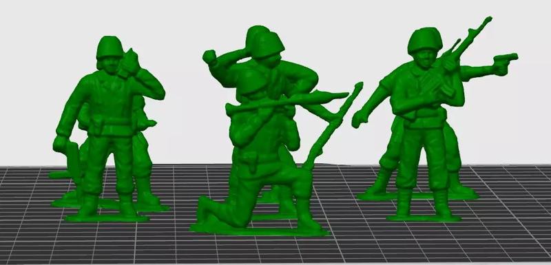 Shamrock soldiers from Plastic Apocolypse
