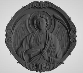 Relief of Archangel Michael – 3D STL Model for CNC and 3D Printing