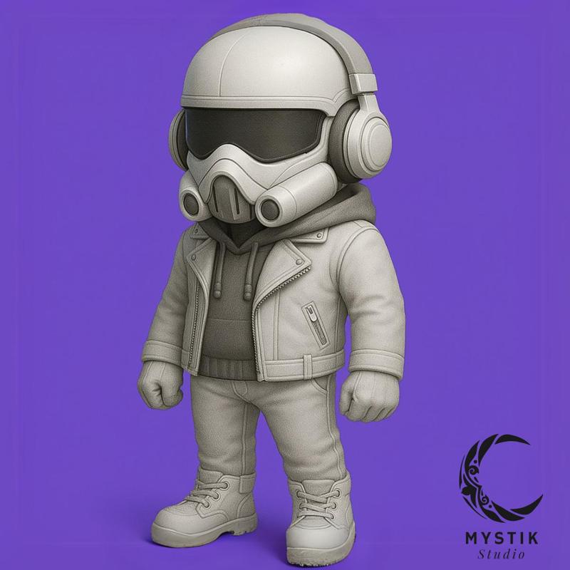 Stormtrooper Urban Style - Fanart 3D Figure