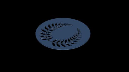 Laurel Wreath Stencil Design