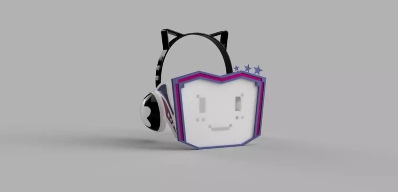 Love Live PDP Rina Tennoji Headset Earphones Face Mask