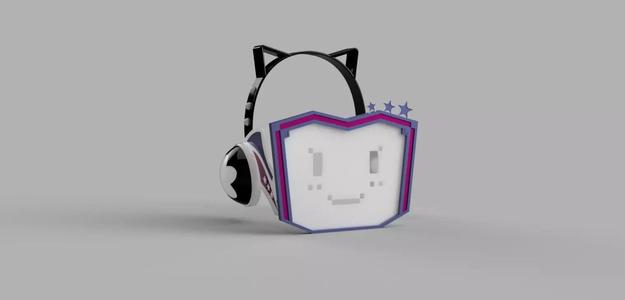 Love Live PDP Rina Tennoji Headset Earphones Face Mask